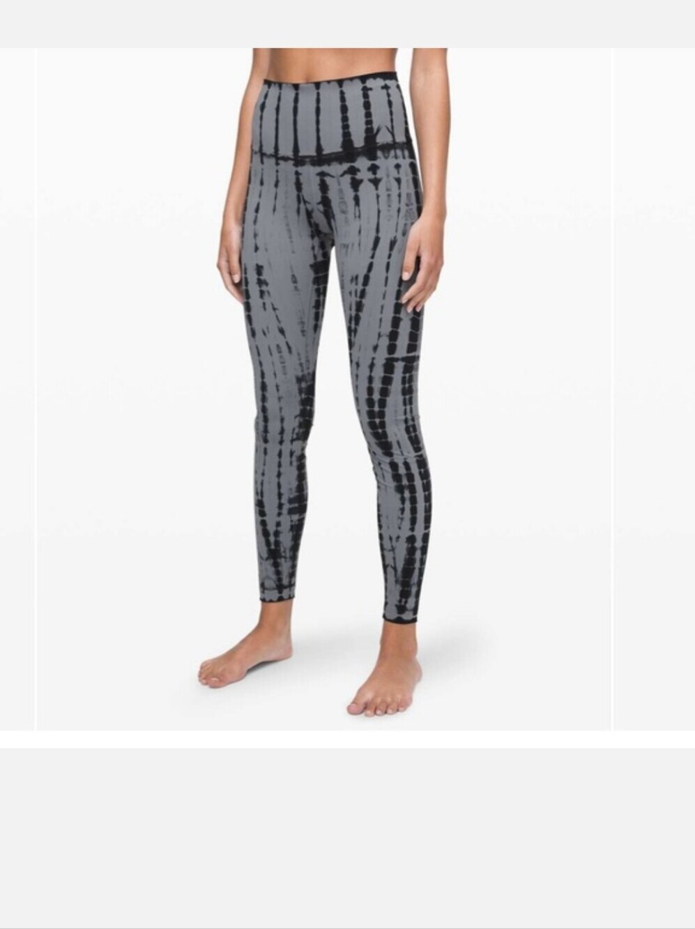 Lululemon Wunder Under High-Rise Tight 28"  Shibori Magnet Grey Black Night